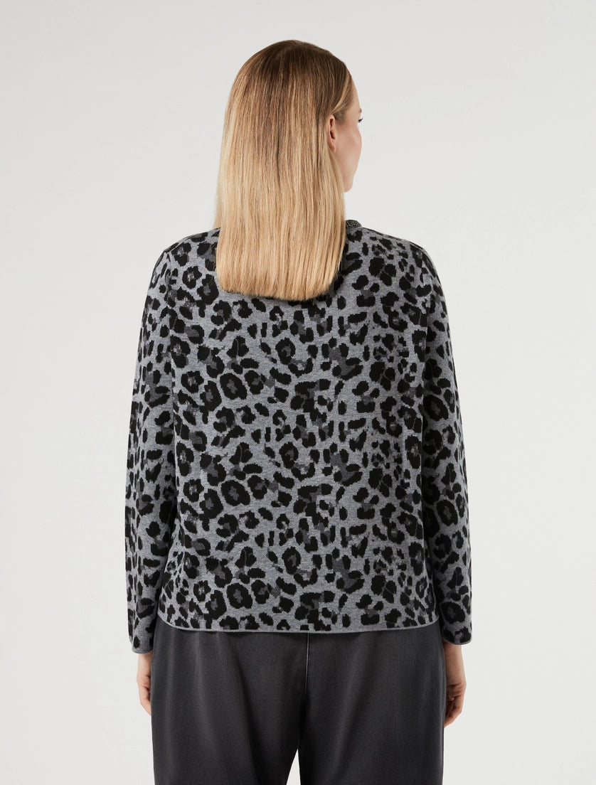 Persona Marina Rinaldi Maglia jacquard con ricamo NNWUnito AI26 Persona Marina Rinaldi