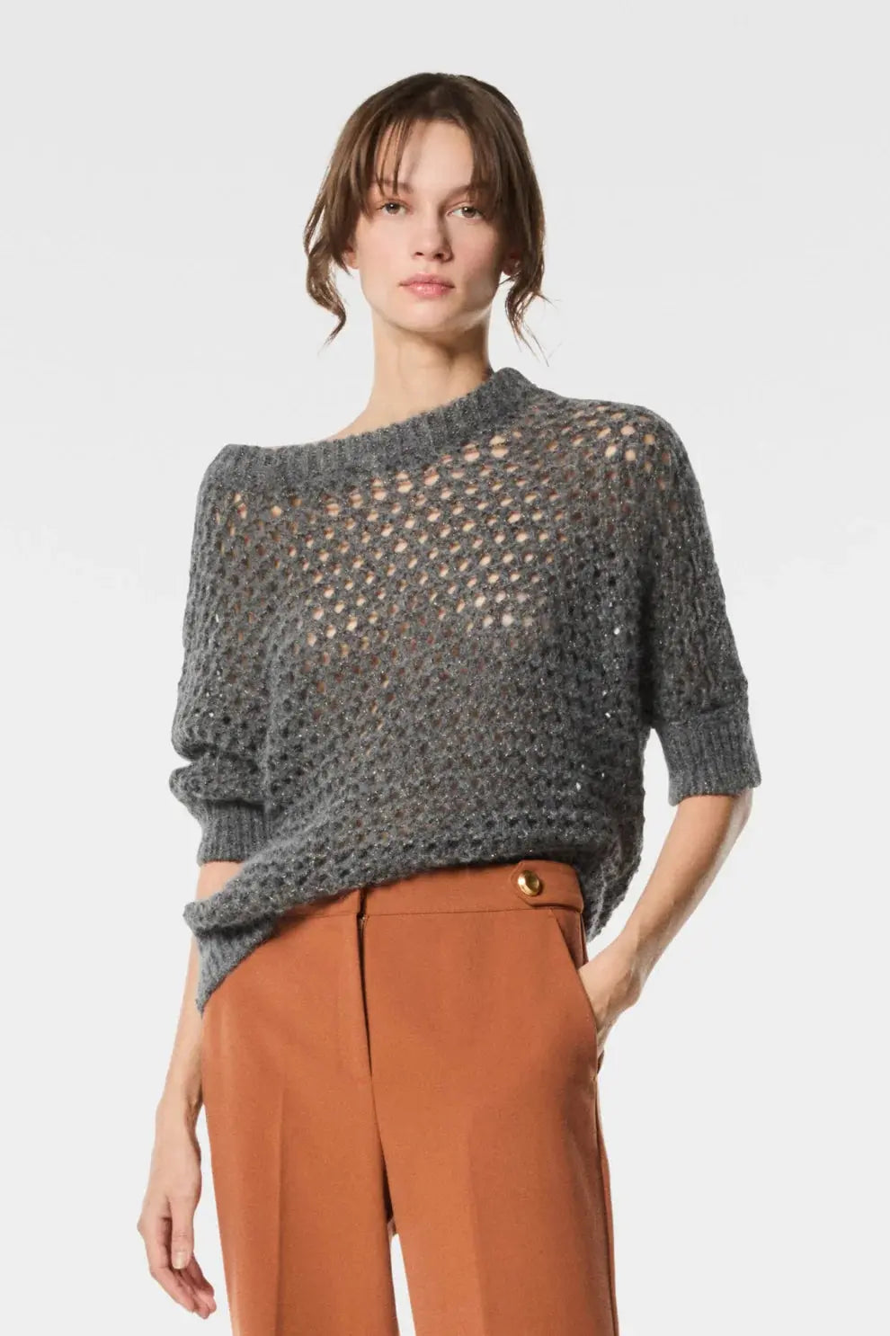 Nenette Maglia kimono punto rete Malfi  AI25 Nenette