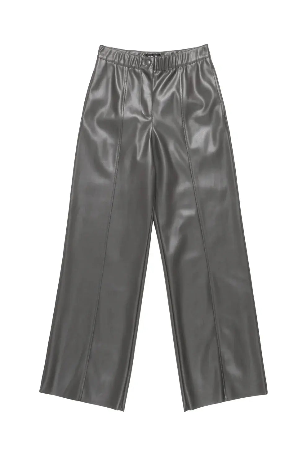 Nenette Pantalone gamba dritta tessuto ecopelle Emy  AI25 Nenette