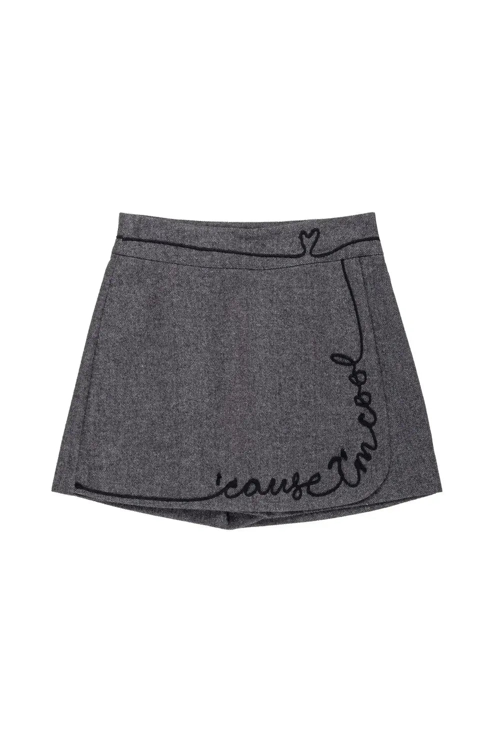 Nenette Shorts con ricamo in tessuto maschile resca Gio  AI25 Nenette