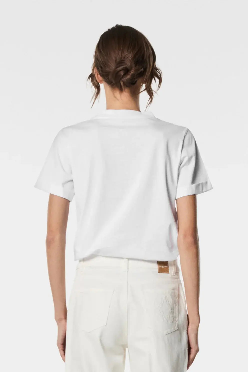 Nenette T - shirt manica corta con logo Daruto AI25 Nenette