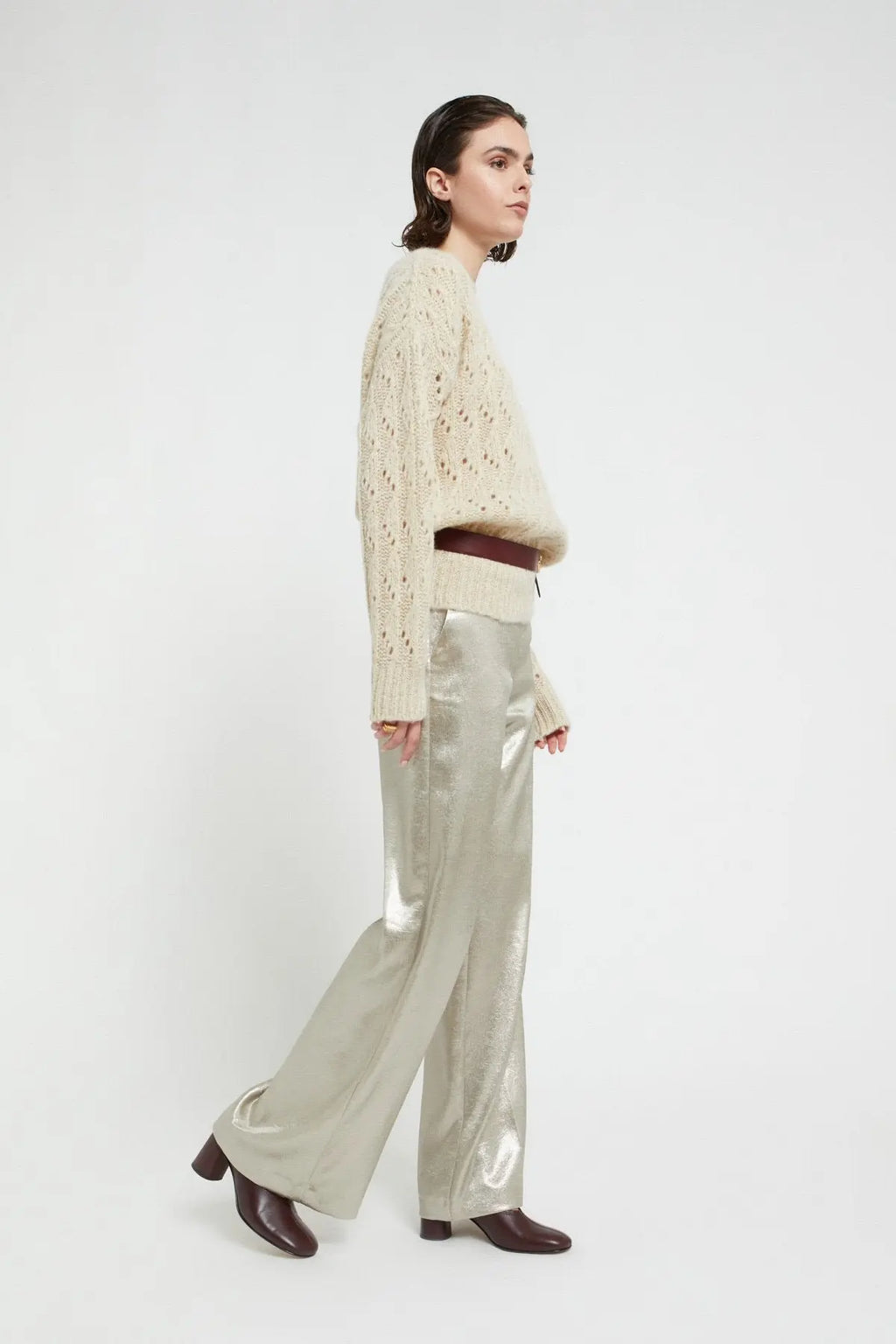 OttodAme Pantalone con effetto lucente mod. DP9901 AI25 Ottod'Ame