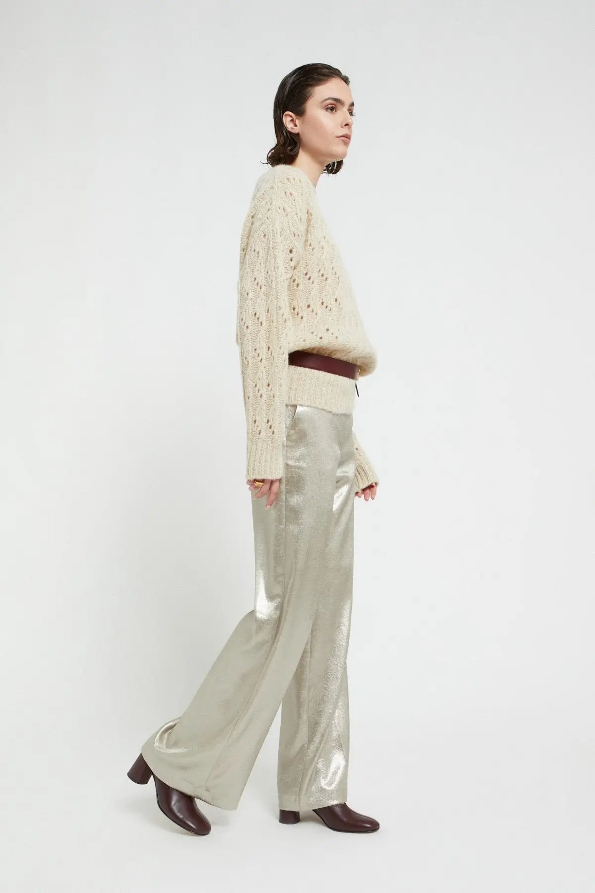 OttodAme Pantalone con effetto lucente mod. DP9901 AI25 Ottod'Ame