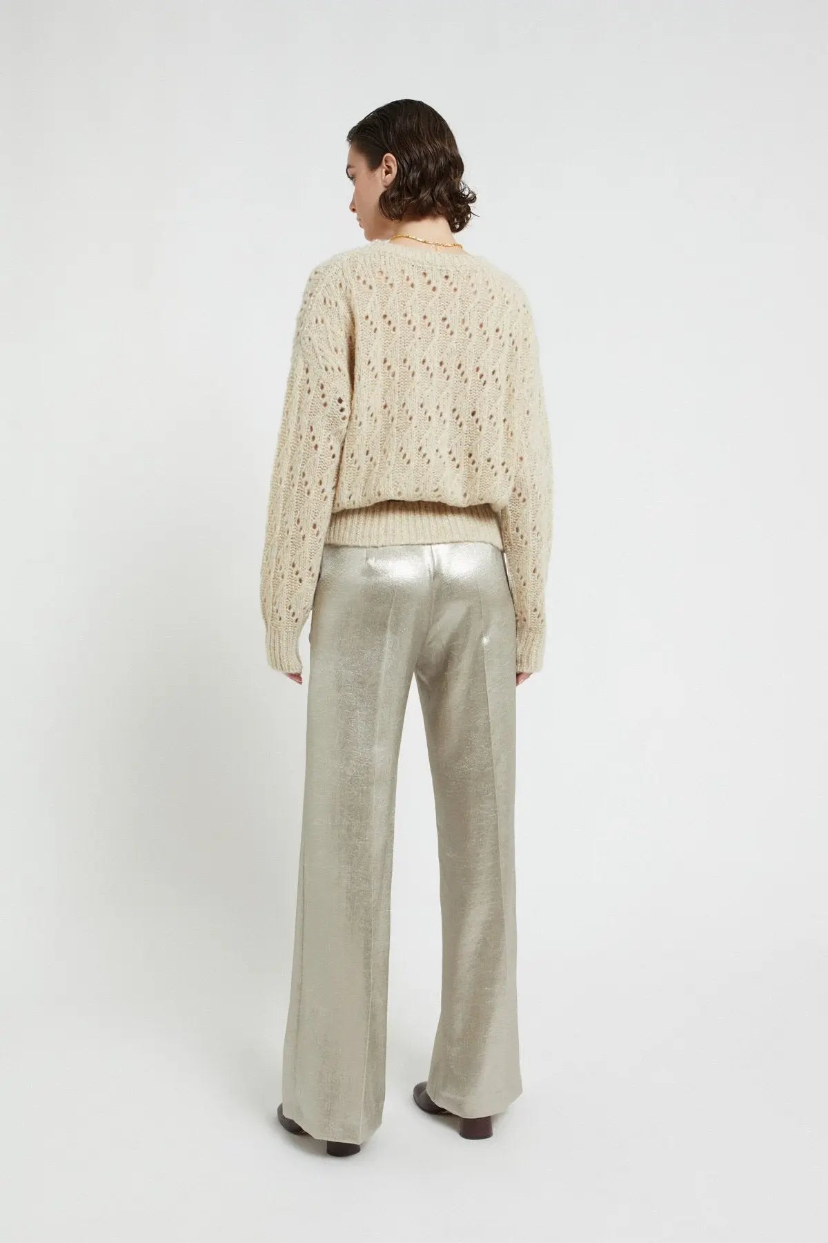 OttodAme Pantalone con effetto lucente mod. DP9901 AI25 Ottod'Ame