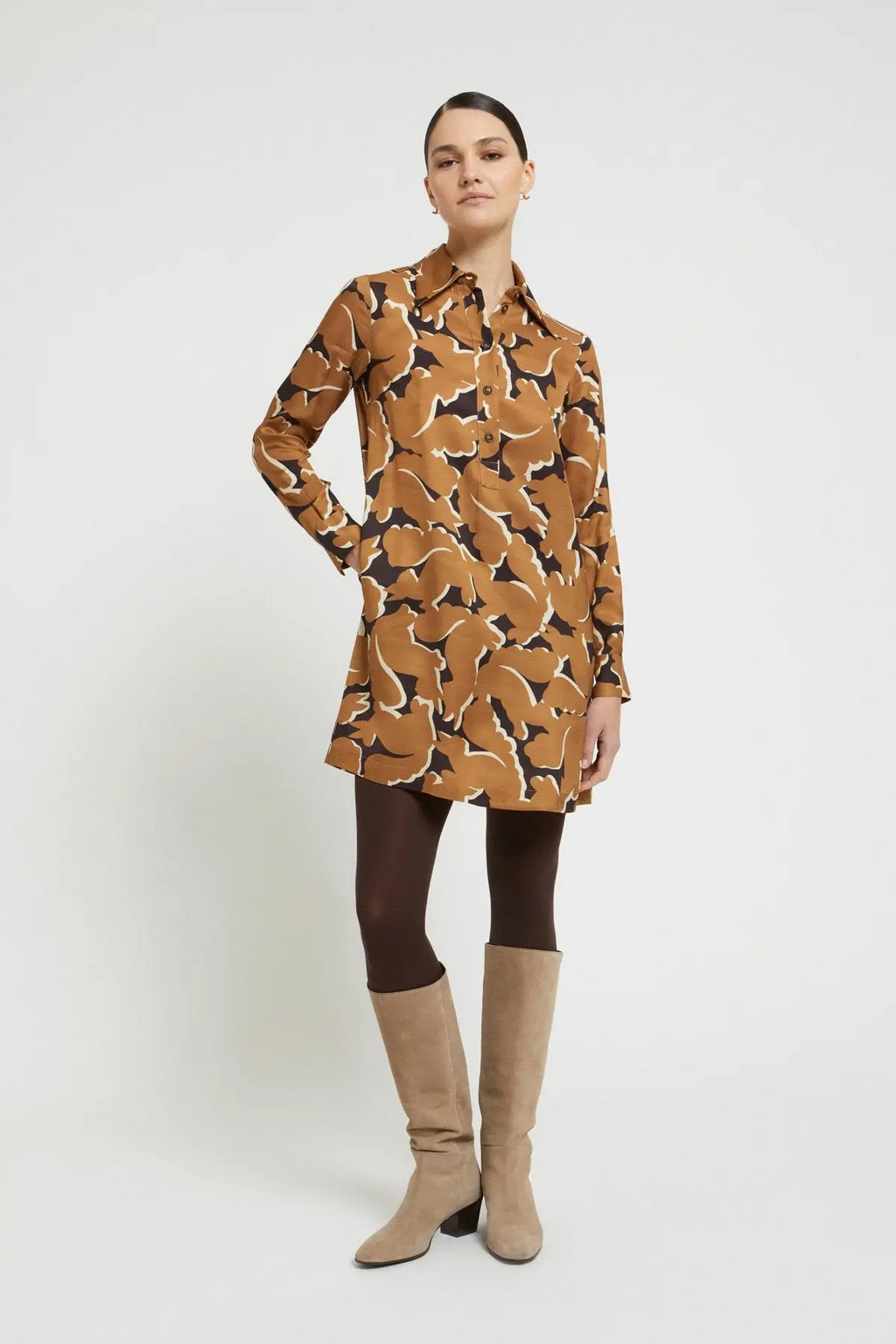 Ottod'Ame Abito mini in viscosa stampato mod. DA5308 AI25 Ottod'Ame