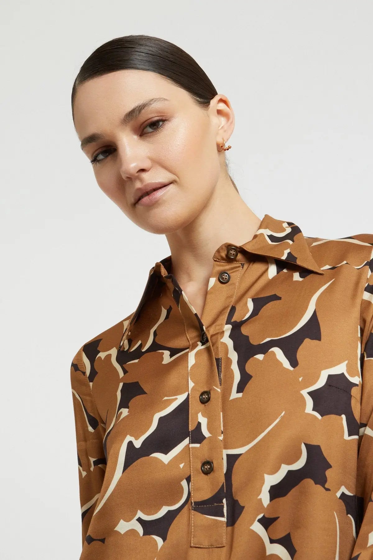 Ottod'Ame Abito mini in viscosa stampato mod. DA5308 AI25 Ottod'Ame