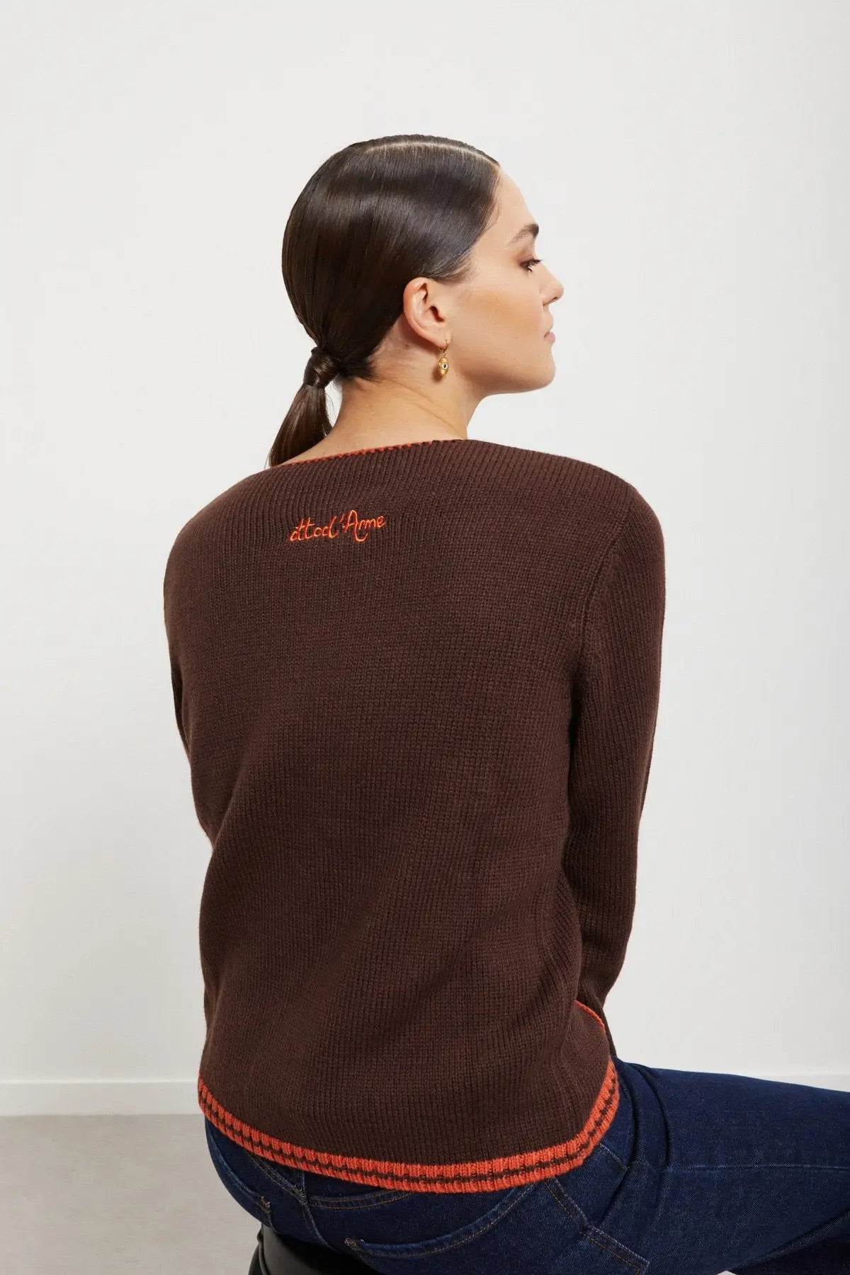 Ottod'Ame Cardigan con profili a contrasto mod. DK9217 AI25 Ottod'Ame