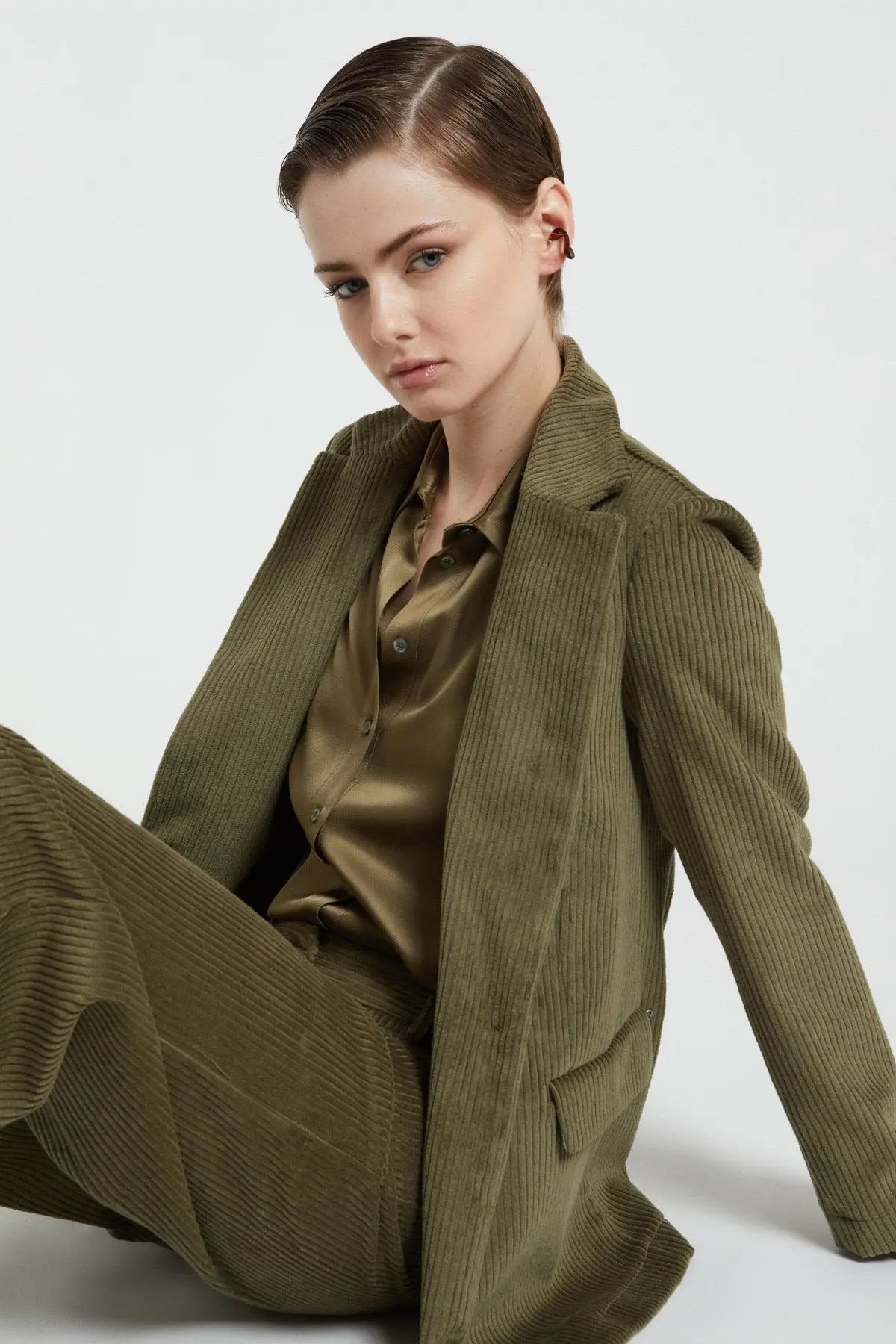 Ottod'Ame Giacca monopetto in velluto mod. DG6156 AI25 Ottod'Ame