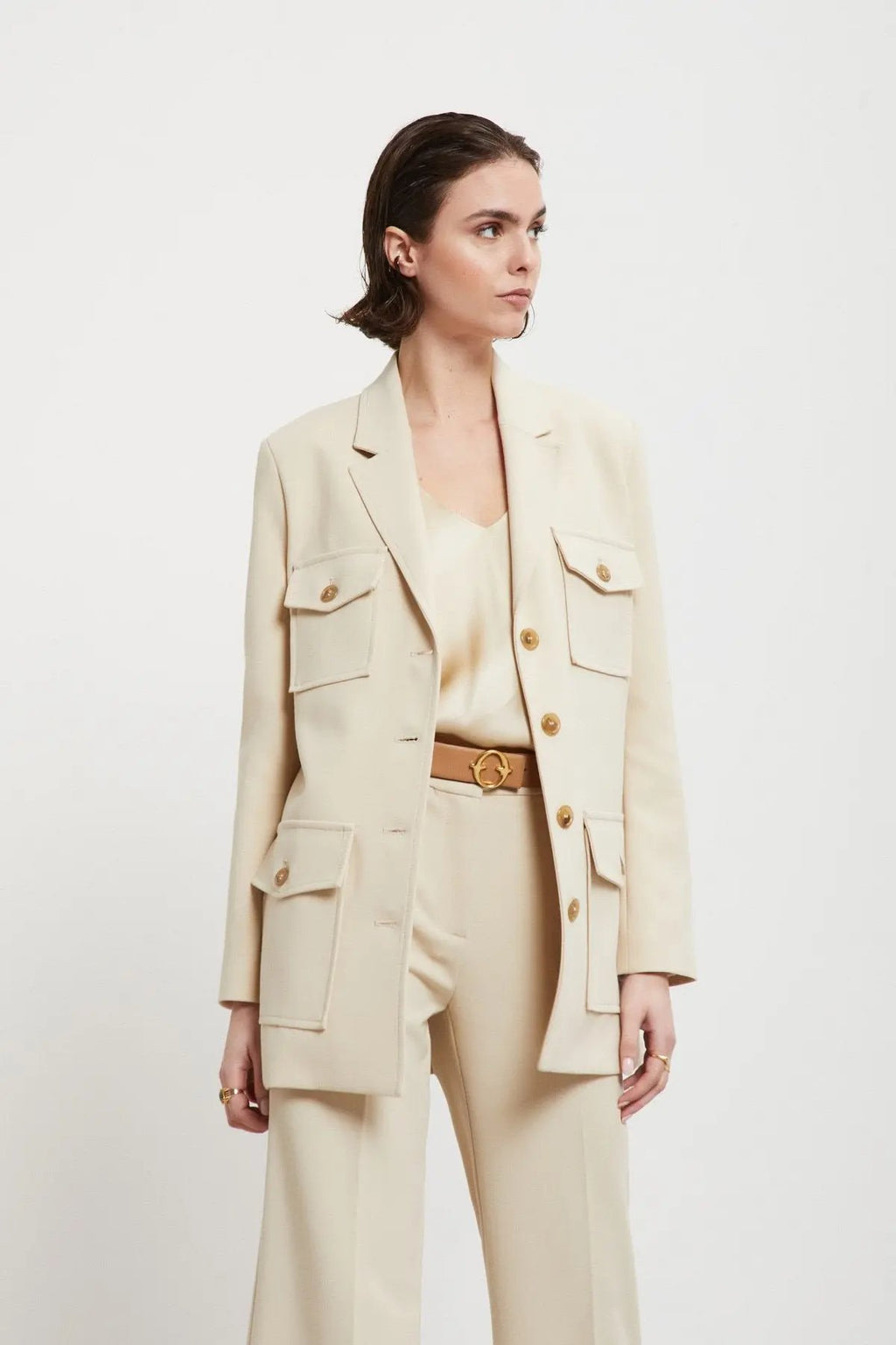 Ottod'Ame Giacca sahariana con cintura mod. DG6160  AI25 Ottod'Ame