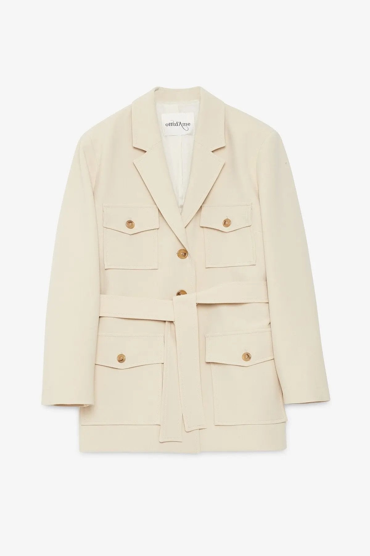 Ottod'Ame Giacca sahariana con cintura mod. DG6160  AI25 Ottod'Ame