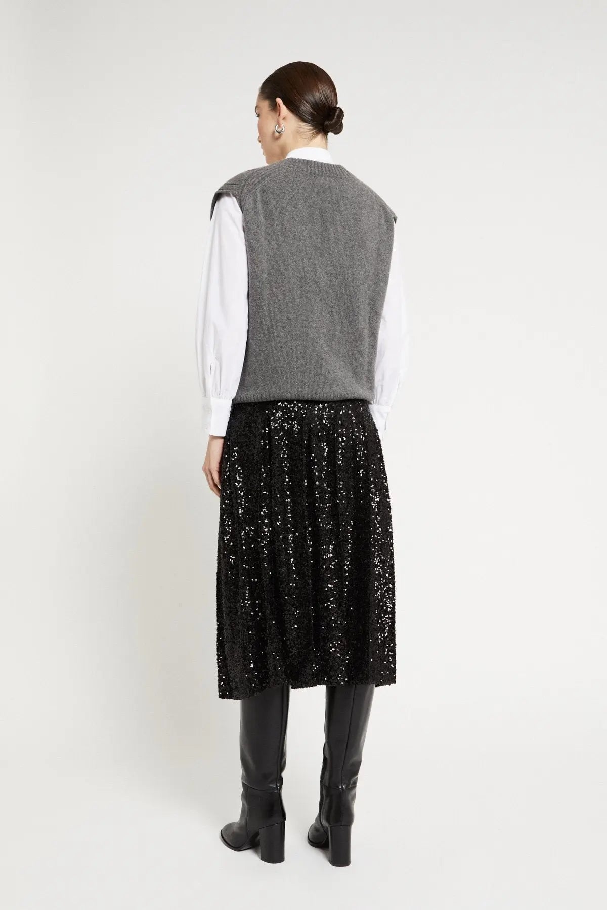 Ottod'Ame Gonna midi con paillettes mod. TN6244  AI25 Ottod'Ame
