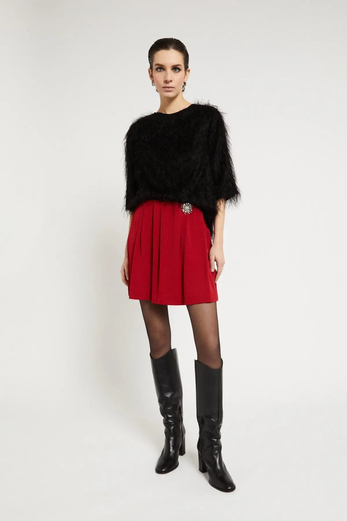 Ottod'Ame Maglia fluffy maniche tre quarti mod. TC5197  AI25 Ottod'Ame