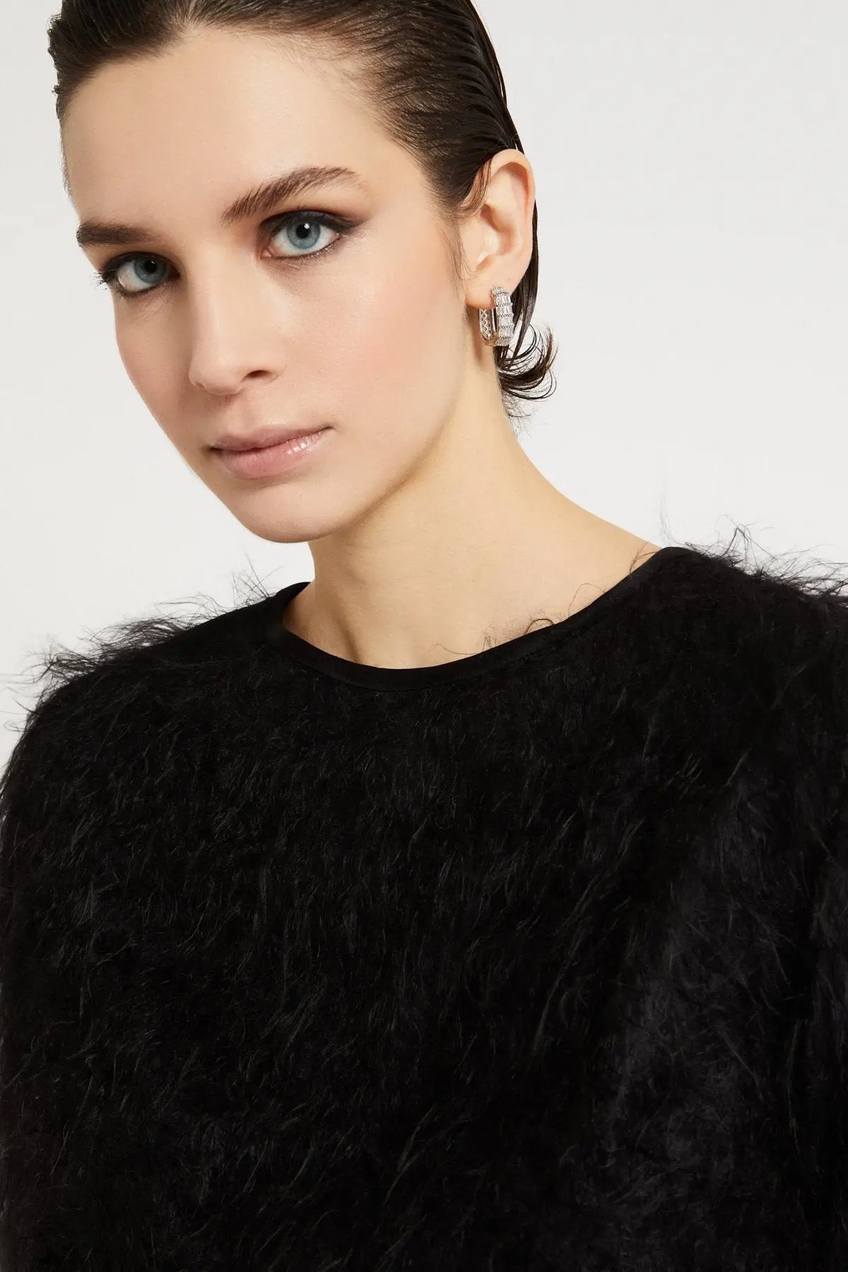 Ottod'Ame Maglia fluffy maniche tre quarti mod. TC5197  AI25 Ottod'Ame