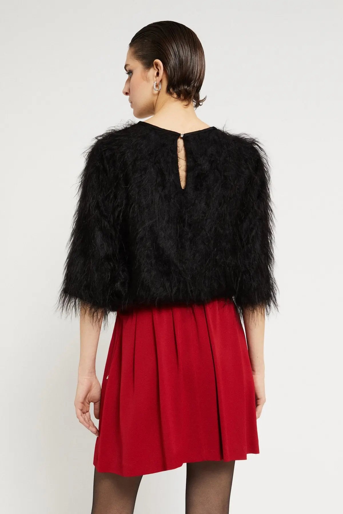 Ottod'Ame Maglia fluffy maniche tre quarti mod. TC5197  AI25 Ottod'Ame