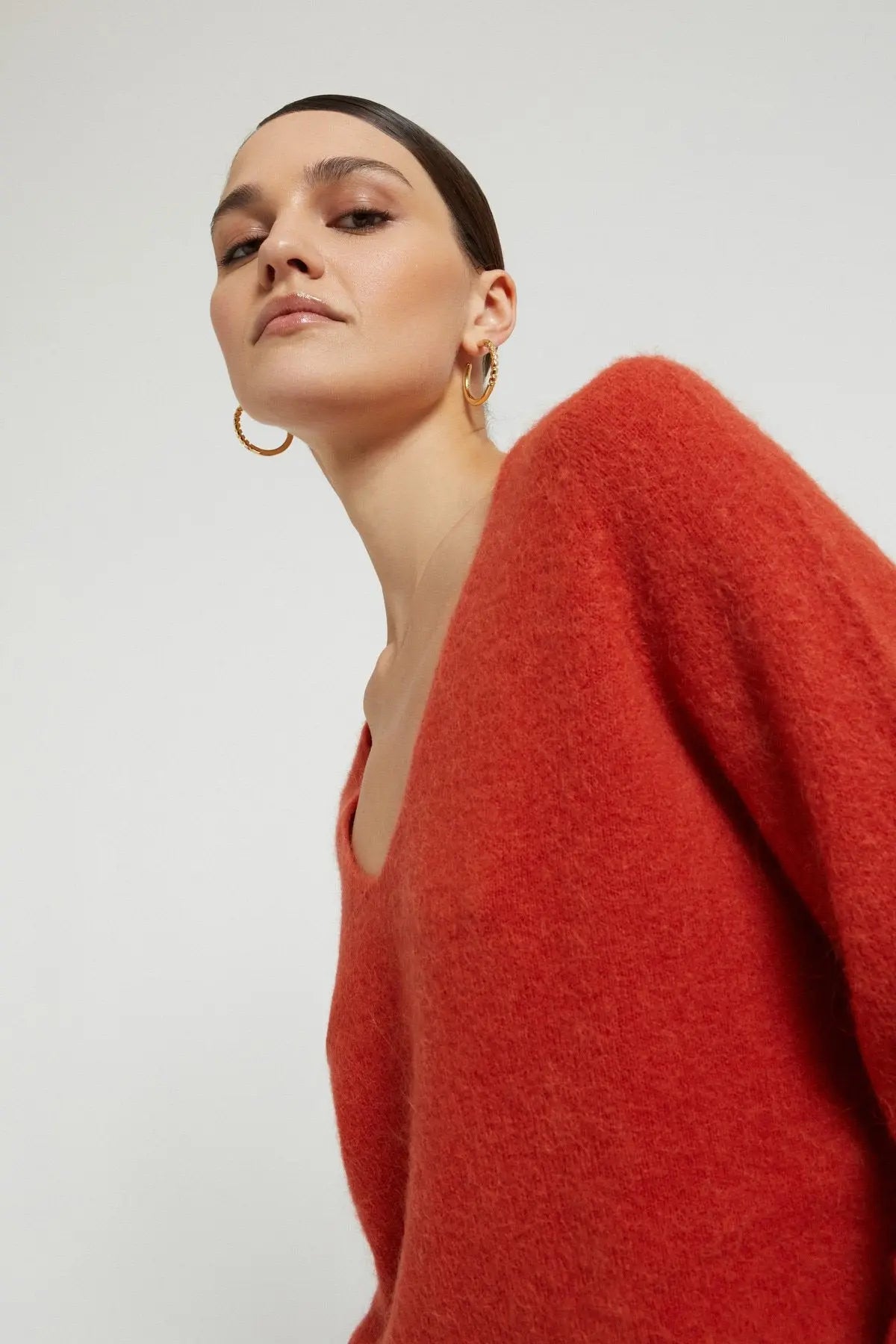 Ottod'Ame Maglia in misto lana scollo a V mod. DK9236  AI25 Ottod'Ame