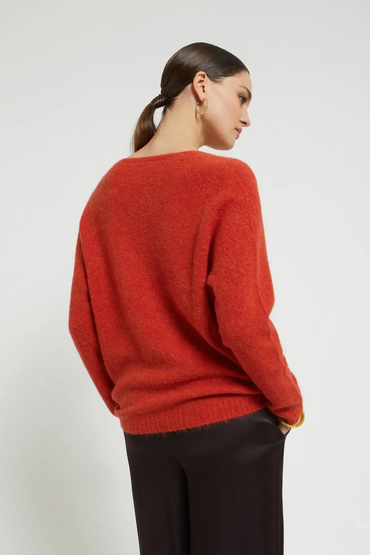 Ottod'Ame Maglia in misto lana scollo a V mod. DK9236  AI25 Ottod'Ame