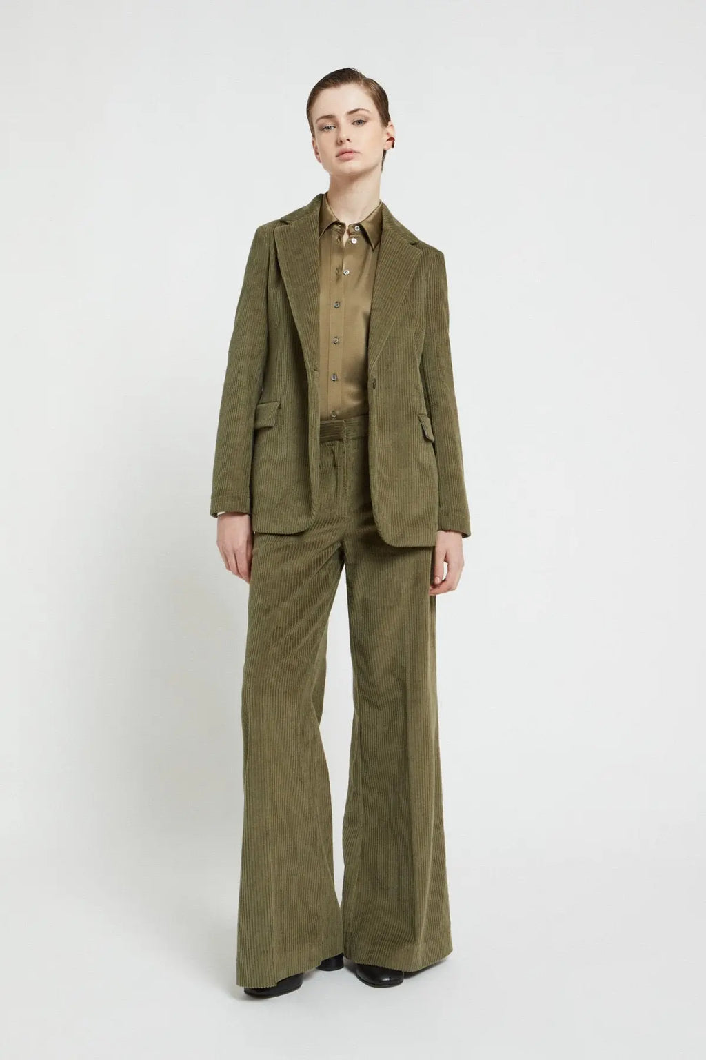 Ottod'Ame Pantalone ampio in velluto a coste mod. DP9892 AI25 Ottod'Ame