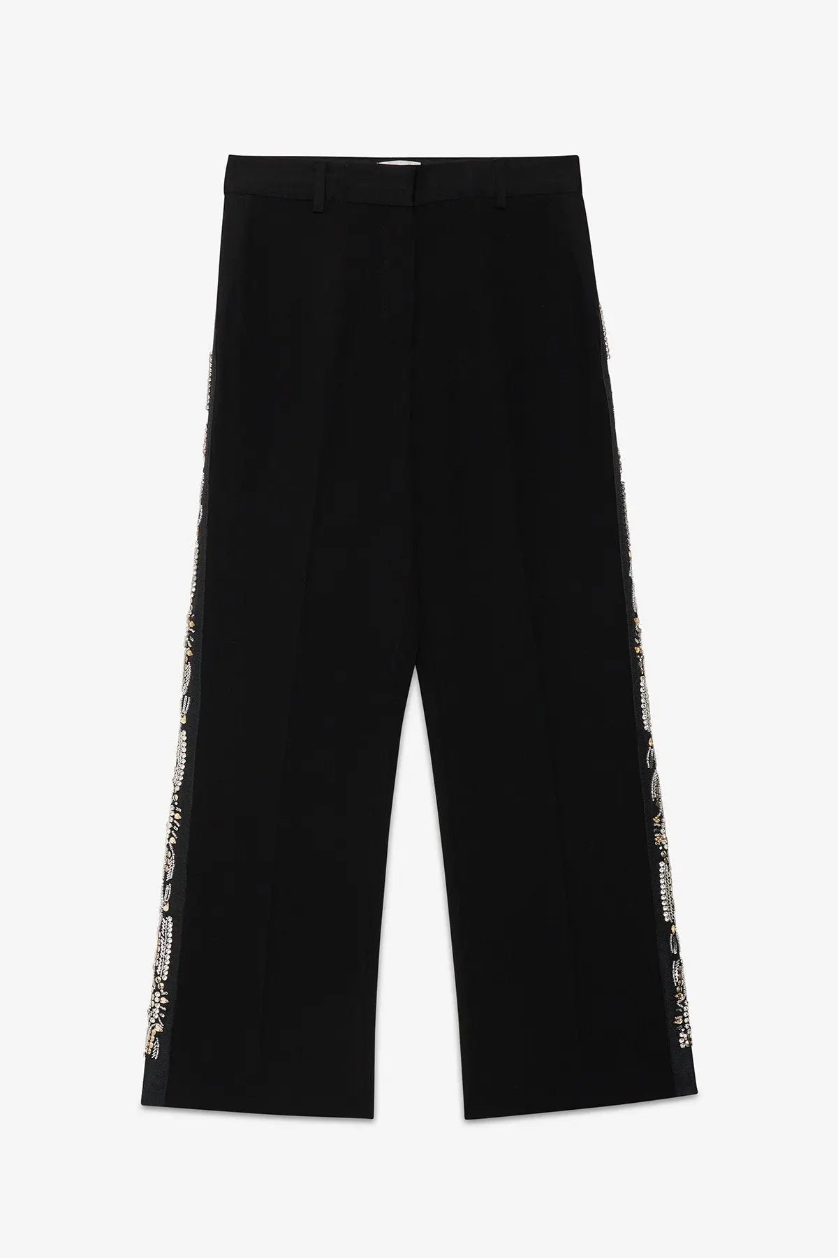Ottod'Ame Pantalone palazzo ricamato a mano mod. TP9945  AI25 Ottod'Ame