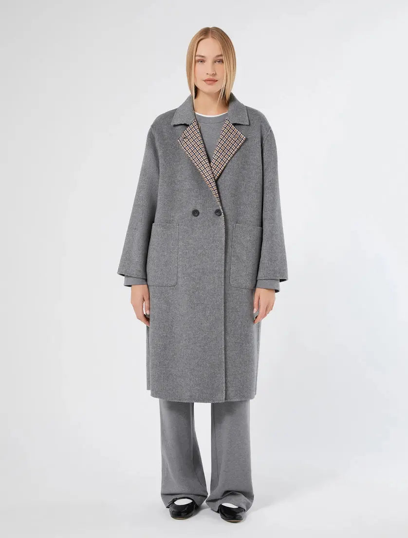 Persona by Marina Rinaldi Cappotto reversibile in double tinto filo Dovere AI Persona by Marina Rinaldi
