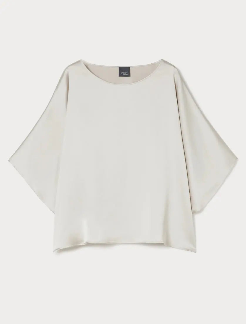 Persona by Marina Rinaldi Casacca a poncho in raso Platani AI25 image 2