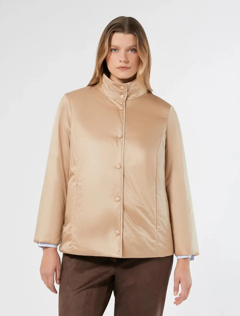 Persona by Marina Rinaldi Imbottito in tela di nylon cangiante Persia AI25 Persona by Marina Rinaldi