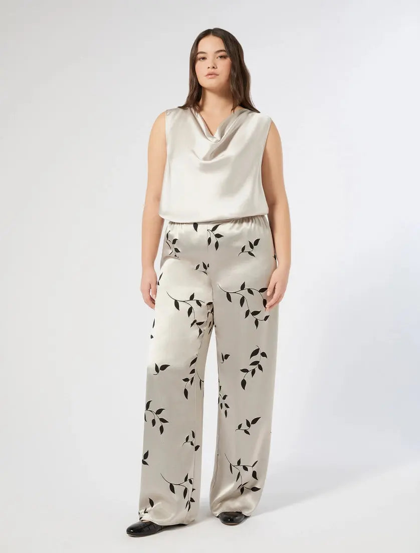 Persona by Marina Rinaldi Pantaloni in raso dévoré Teramo AI25 image 0