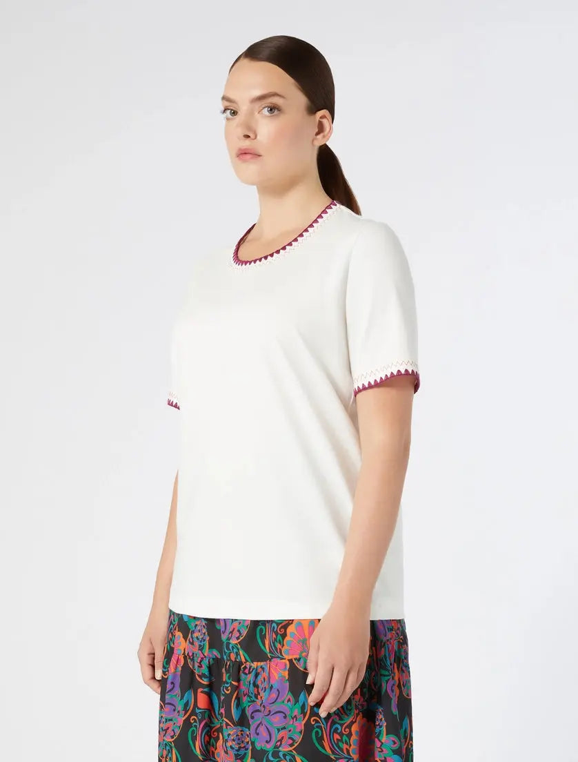 Persona by Marina Rinaldi T-shirt in jersey Uguale PE25 image 4