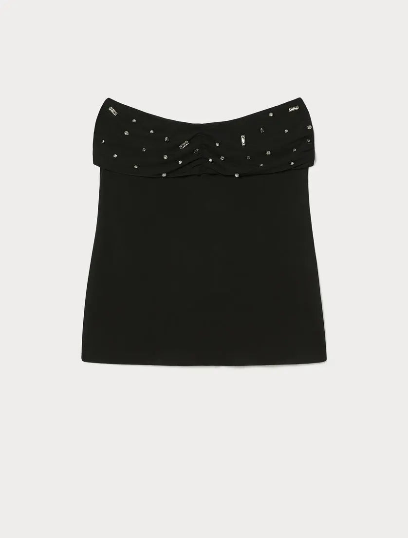 Persona by Marina Rinaldi T-shirt in jersey con ricami Pavia PE25 image 4