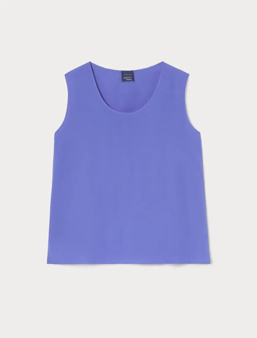 Persona by Marina Rinaldi Top in crêpe de Chine di misto seta Bellezza PE25 image 3