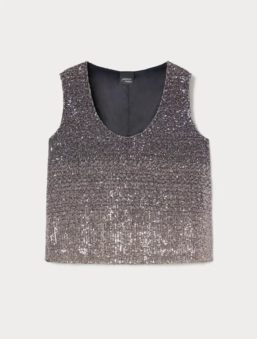 Persona by Marina Rinaldi Top in paillettes sfumate Gustavo AI25 image 1