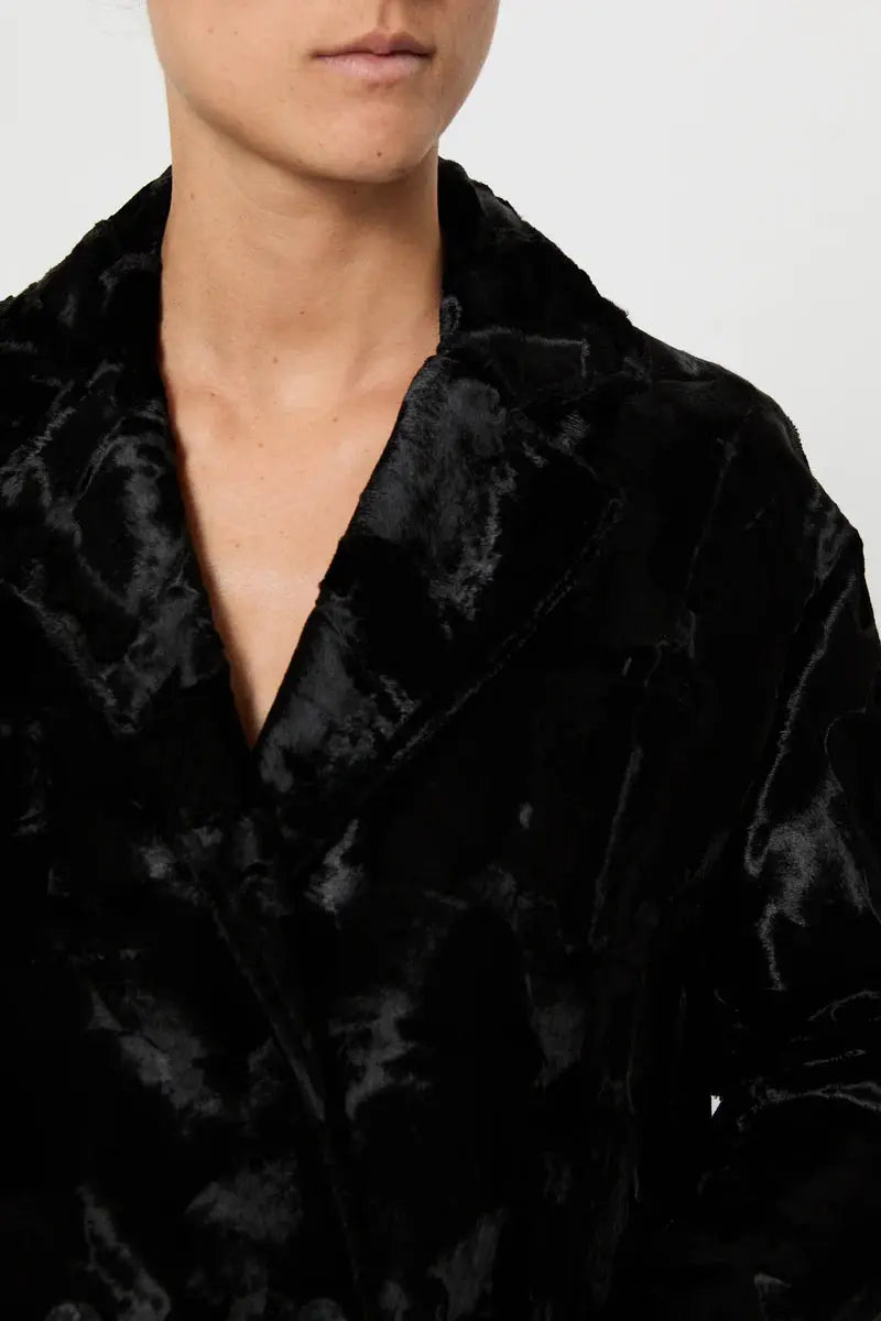 Pink Memories Cappotto effetto astrakan mod 11988 AI25 Pink Memories