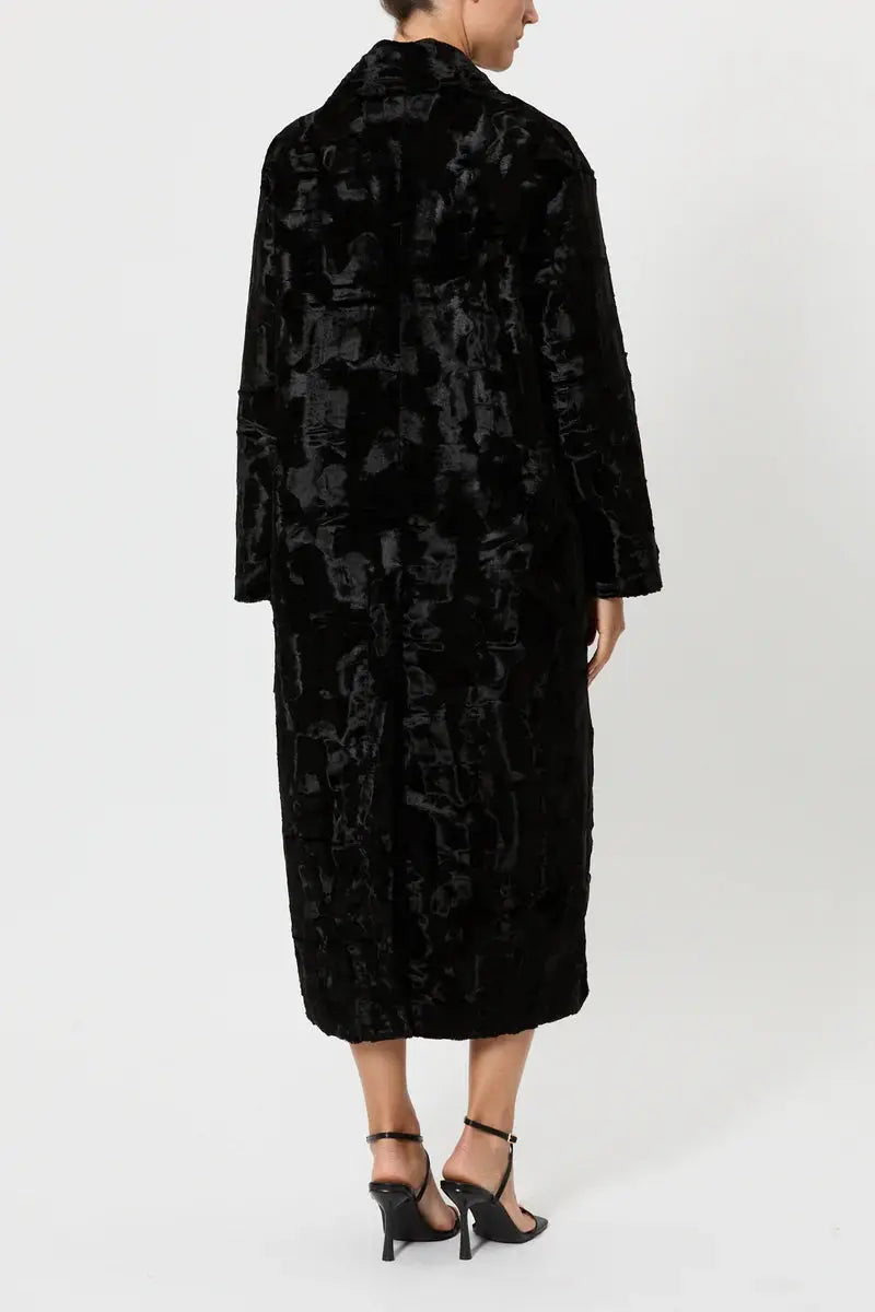 Pink Memories Cappotto effetto astrakan mod 11988 AI25 Pink Memories