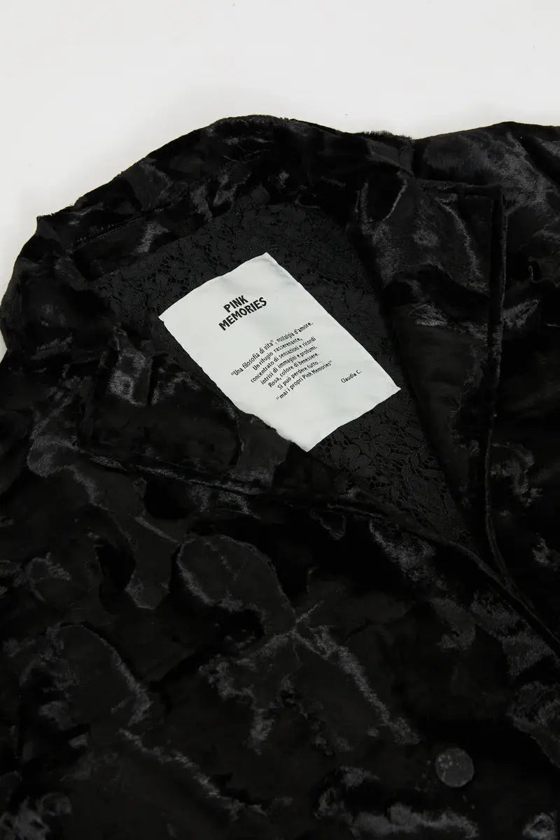Pink Memories Cappotto effetto astrakan mod 11988 AI25 Pink Memories