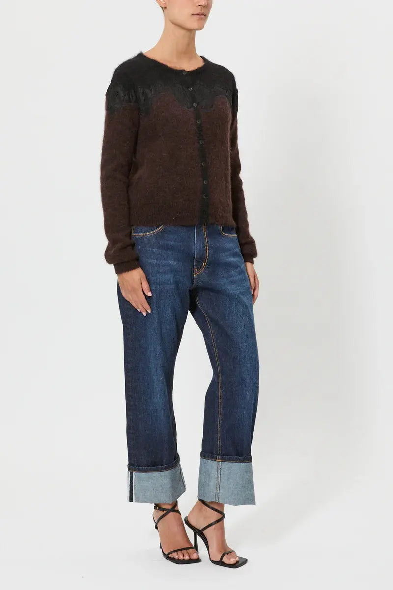 Pink Memories Cardigan con pizzo Rebecca AI25 Pink Memories