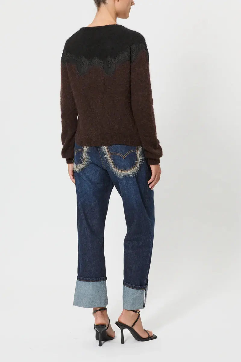 Pink Memories Cardigan con pizzo Rebecca AI25 Pink Memories