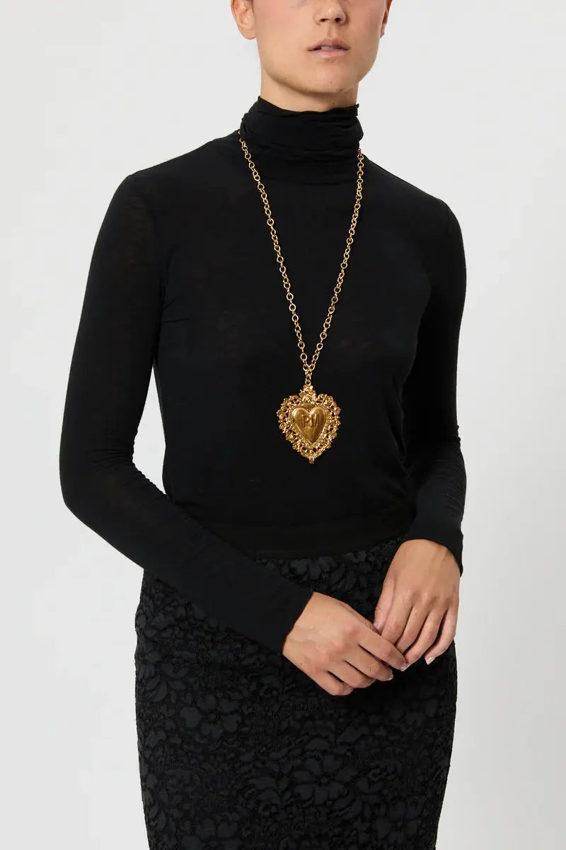 Pink Memories Collana lunga con cuore  mod. 11995 AI25 Pink Memories