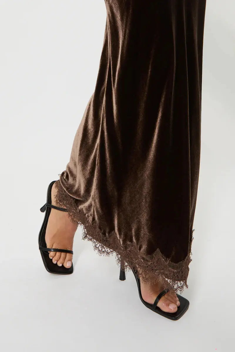 Pink Memories Gonna sirena con profilo in pizzo mod 11936 AI25 Pink Memories