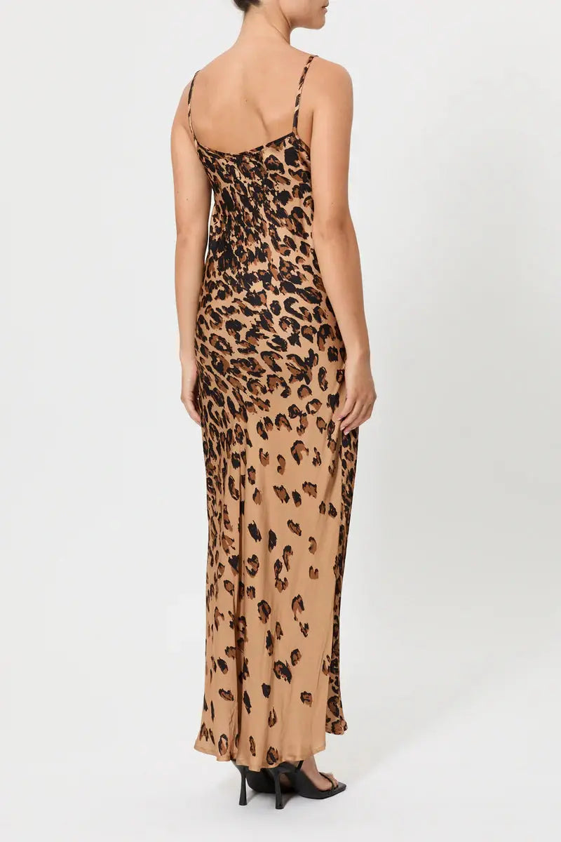 Pink Memories Slip dress fantasia animalier con pizzo mod 11945 AI25 Pink Memories