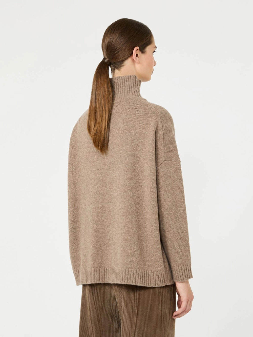 Weekend Max Mara Maglia dolcevita in filato di lana WKDBorgia, nocciola  AI26 WeekendMaxMara