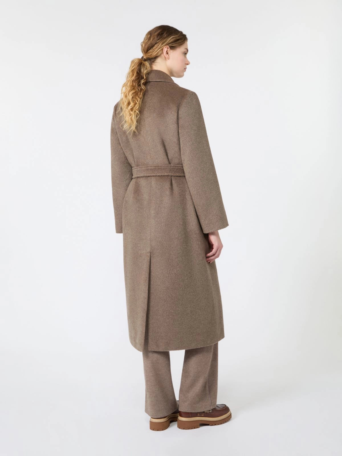 Weekend Max Mara Cappotto lungo in orsetto di lana e alpaca WKDBronte AI26 WeekendMaxMara