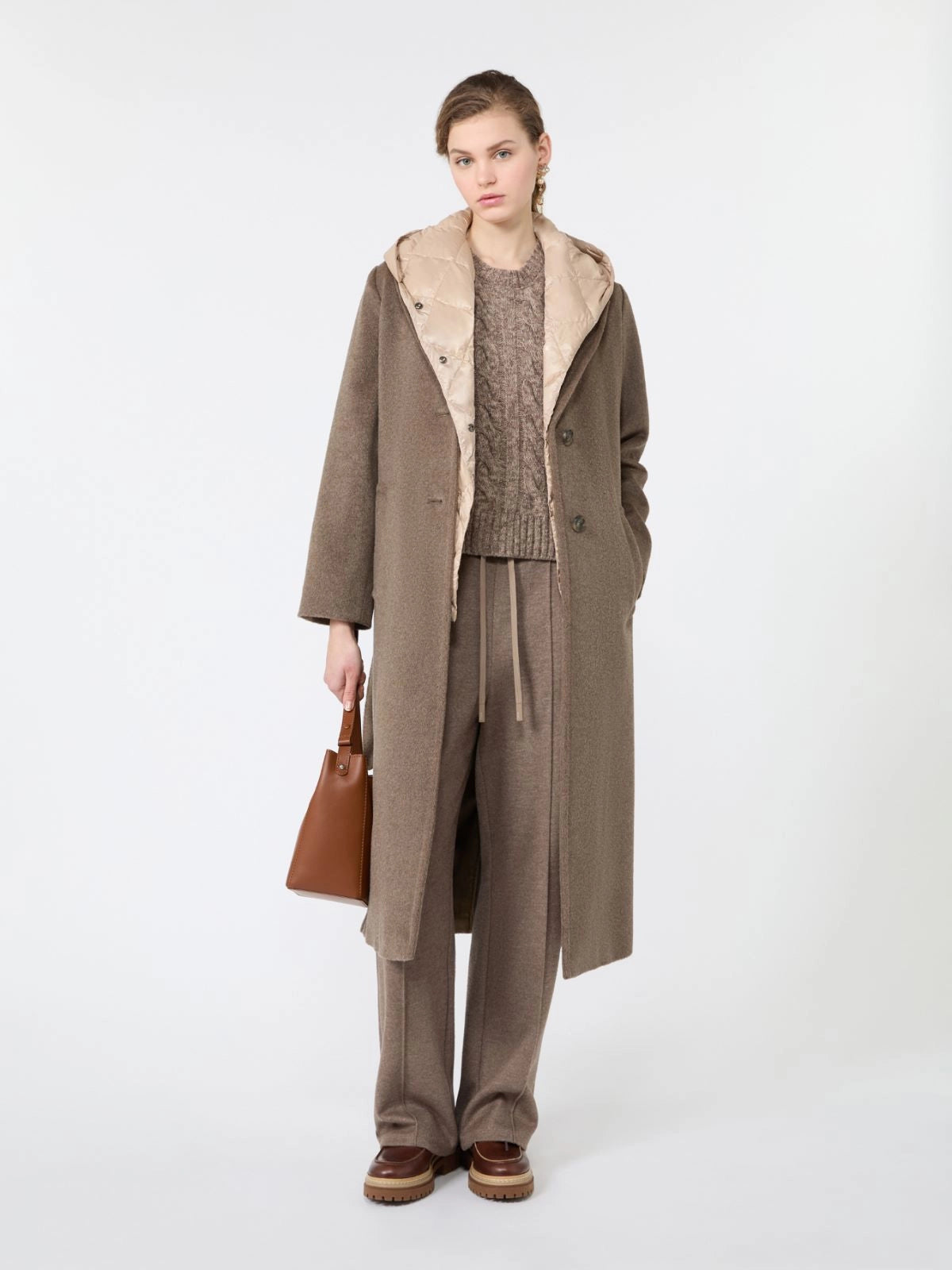 Weekend Max Mara Cappotto lungo in orsetto di lana e alpaca WKDBronte AI26 WeekendMaxMara