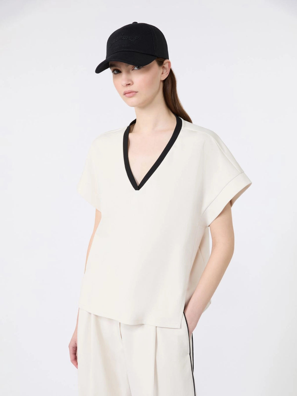 Weekend Max Mara T-shirt boxy in jersey Milano WKDCaliffo  AI26 WeekendMaxMara