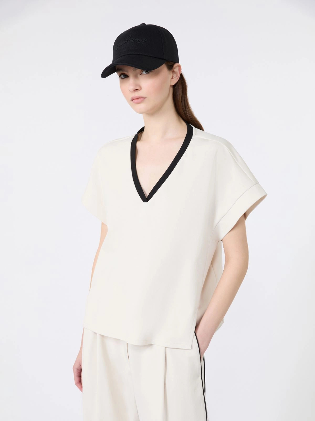 Weekend Max Mara T-shirt boxy in jersey Milano WKDCaliffo  AI26 WeekendMaxMara