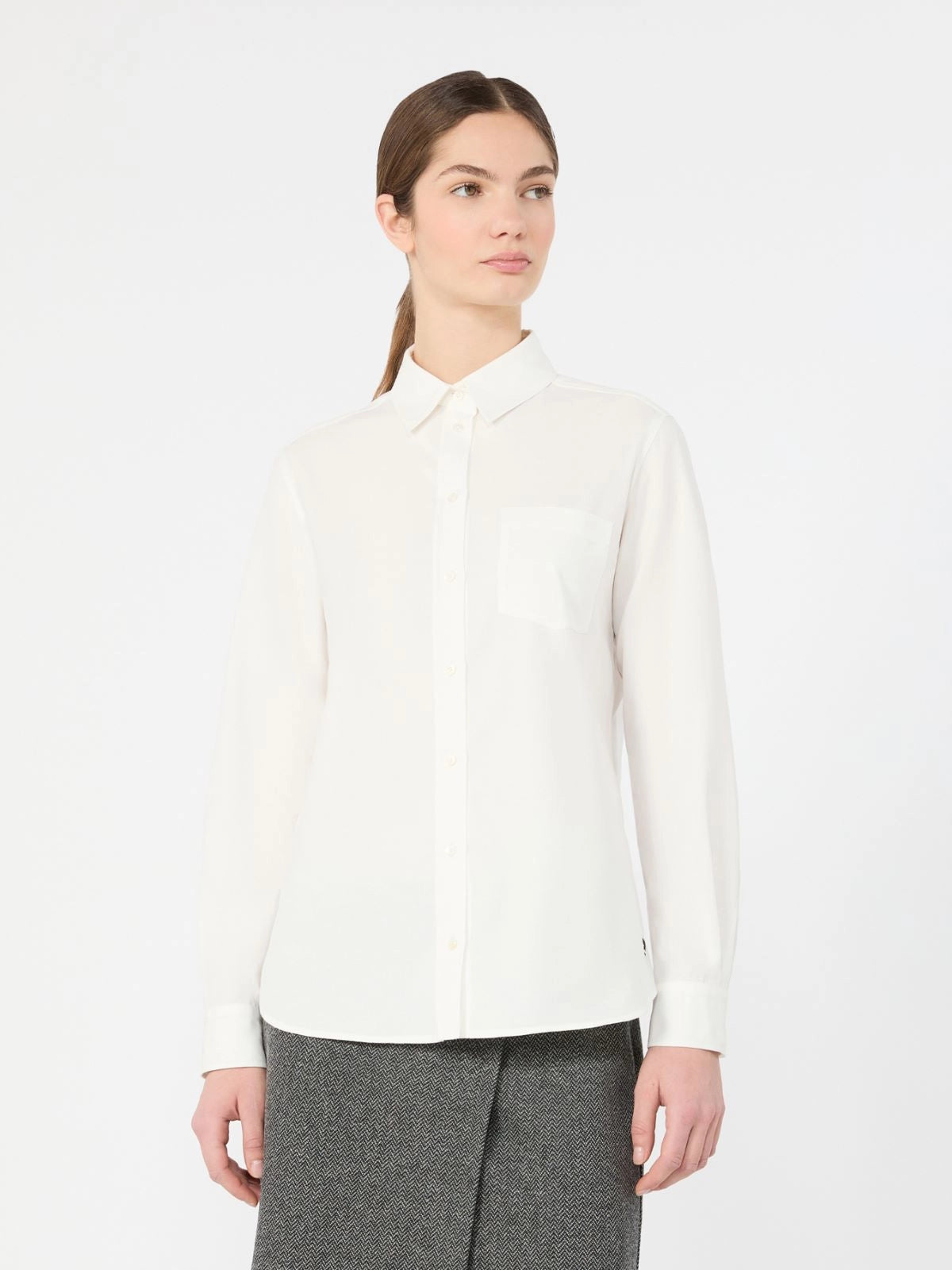 Weekend Max Mara Camicia in Oxford di cotone, bianco WKDCobalto AI26 WeekendMaxMara