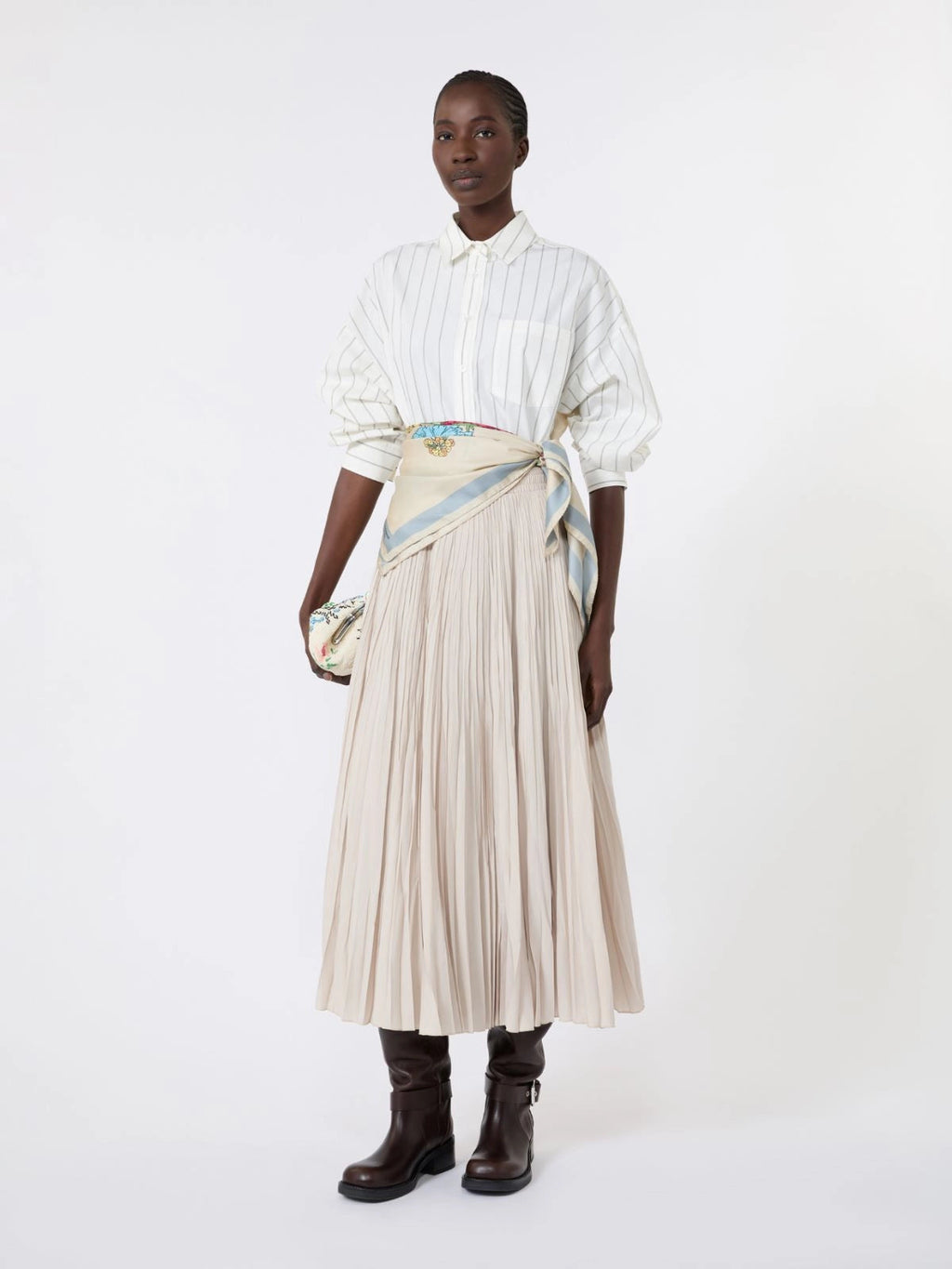 Weekend Max Mara Gonna a pieghe plissé WKDFoggia AI26 WeekendMaxMara