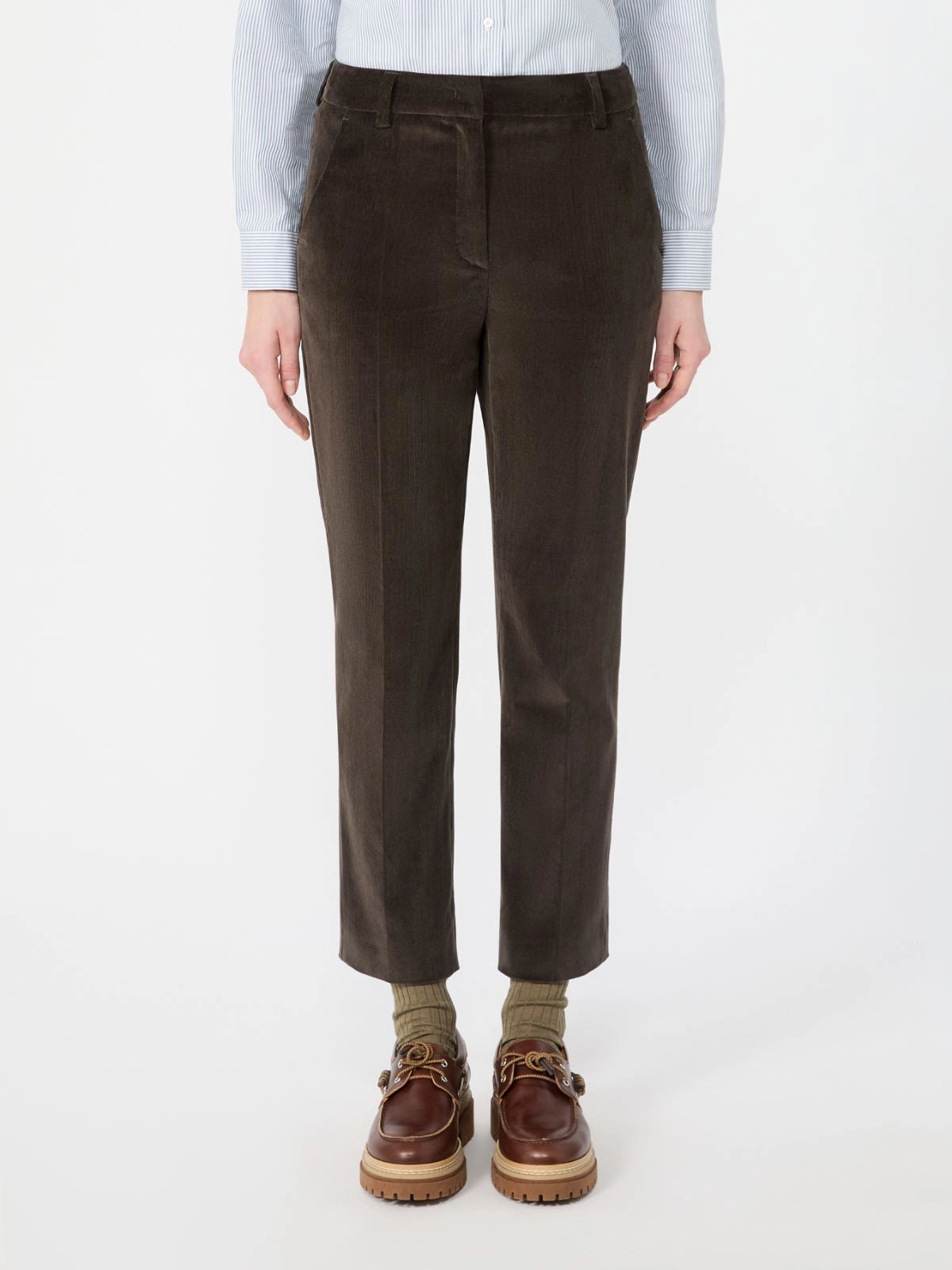 Weekend Max Mara Pantalone crop in velluto di cotone WKDMarruca AI26 WeekendMaxMara