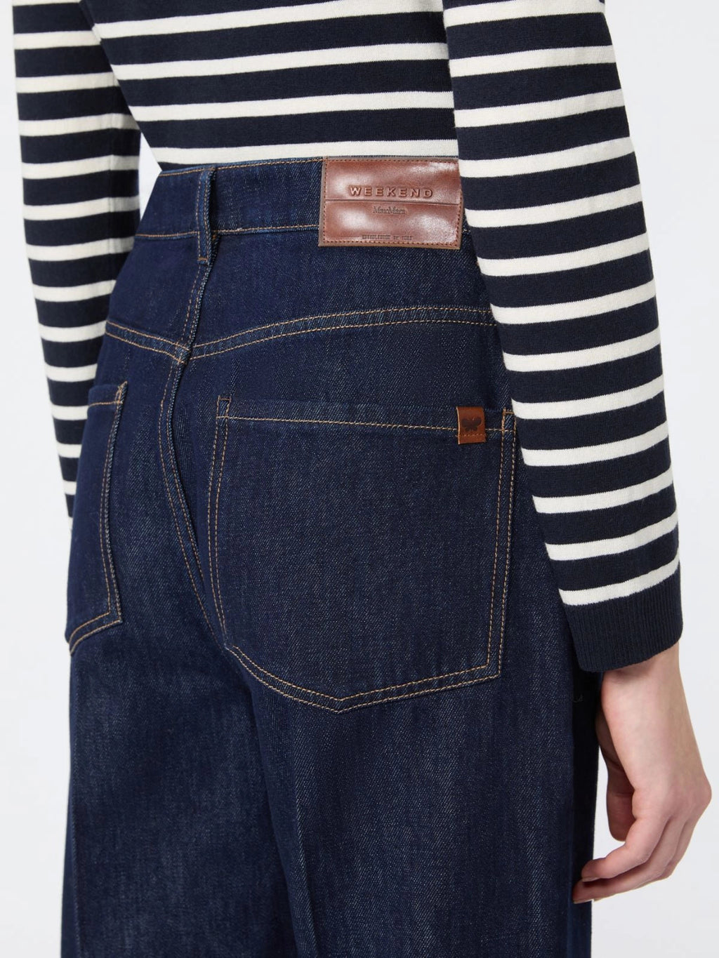 Weekend Max Mara Jeans palazzo in denim di cotone WKDSport AI26 WeekendMaxMara