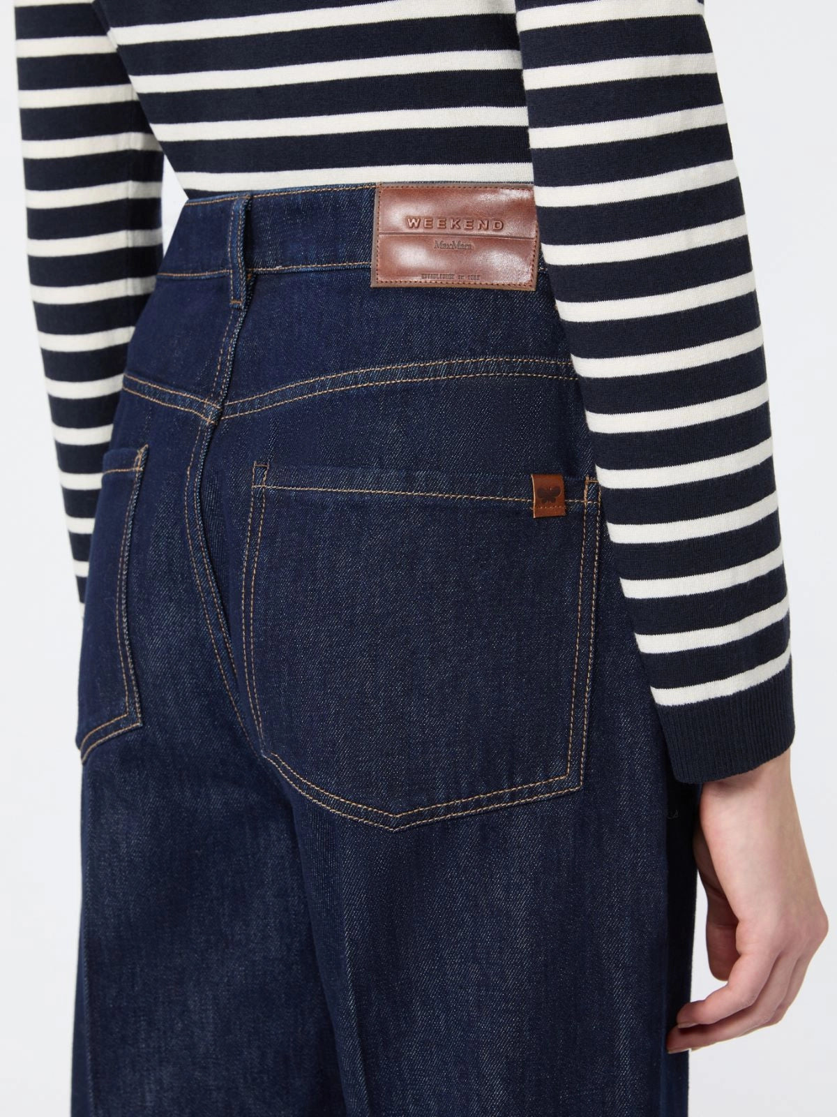Weekend Max Mara Jeans palazzo in denim di cotone WKDSport AI26 WeekendMaxMara