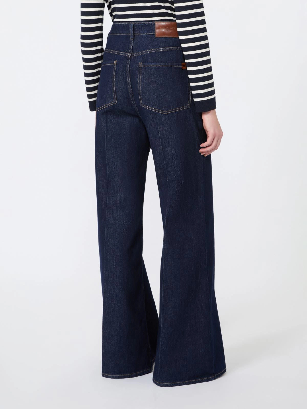 Weekend Max Mara Jeans palazzo in denim di cotone WKDSport AI26 WeekendMaxMara