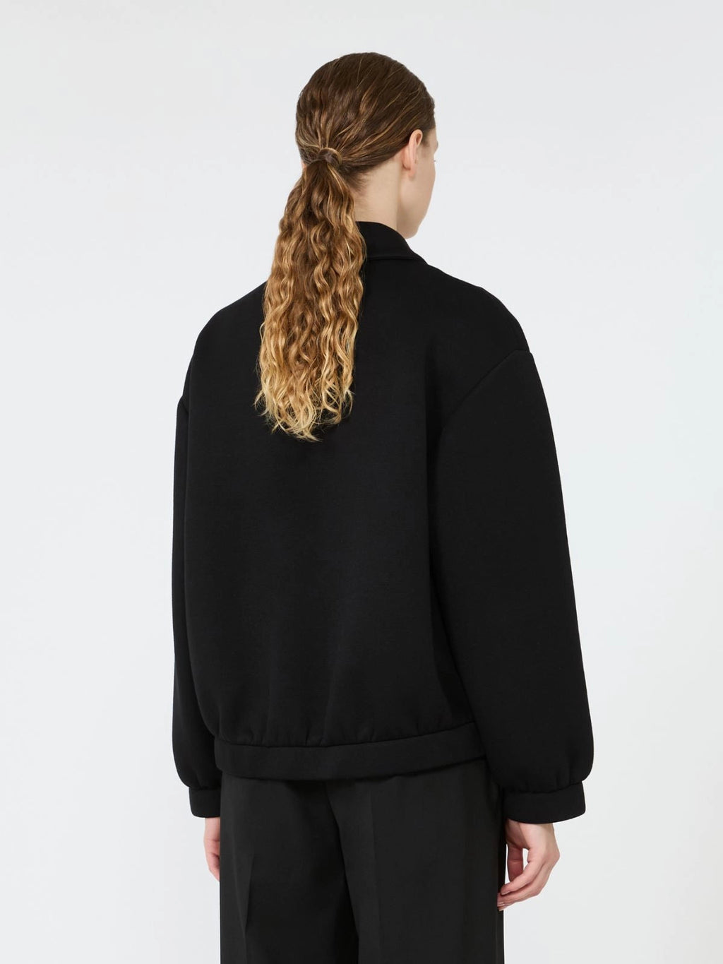Weekend Max Mara Bomber in jersey scuba WKDZebra  AI26 WeekendMaxMara